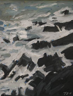 - Tony Birks-Hay - 'Seascape', 60 x 48 cm, Öl auf Leinwand, 2010